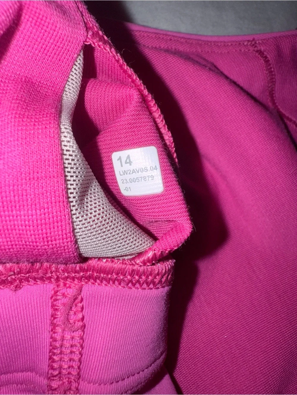 Lululemon Energy Longline Pink 14 Top